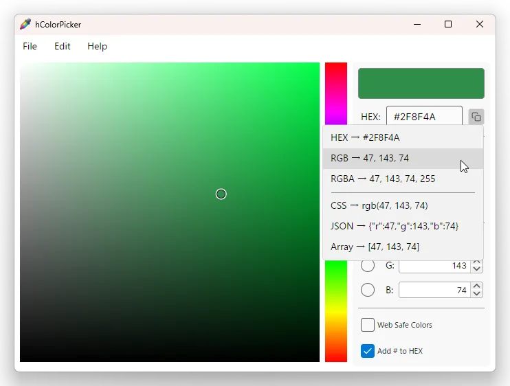 Color code output