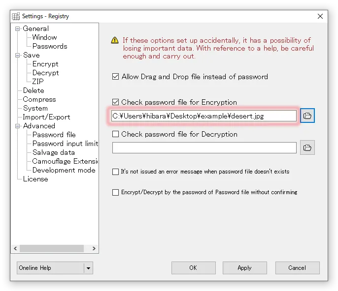 Password file fully visible
