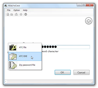 Select output format afterwards